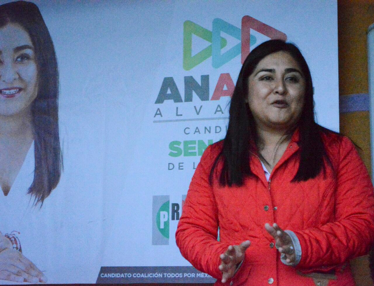 Anabel Alvarado impulsará salarios justos para maestros